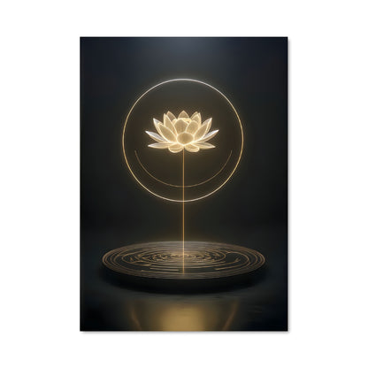 Poster Lotus flower 16044