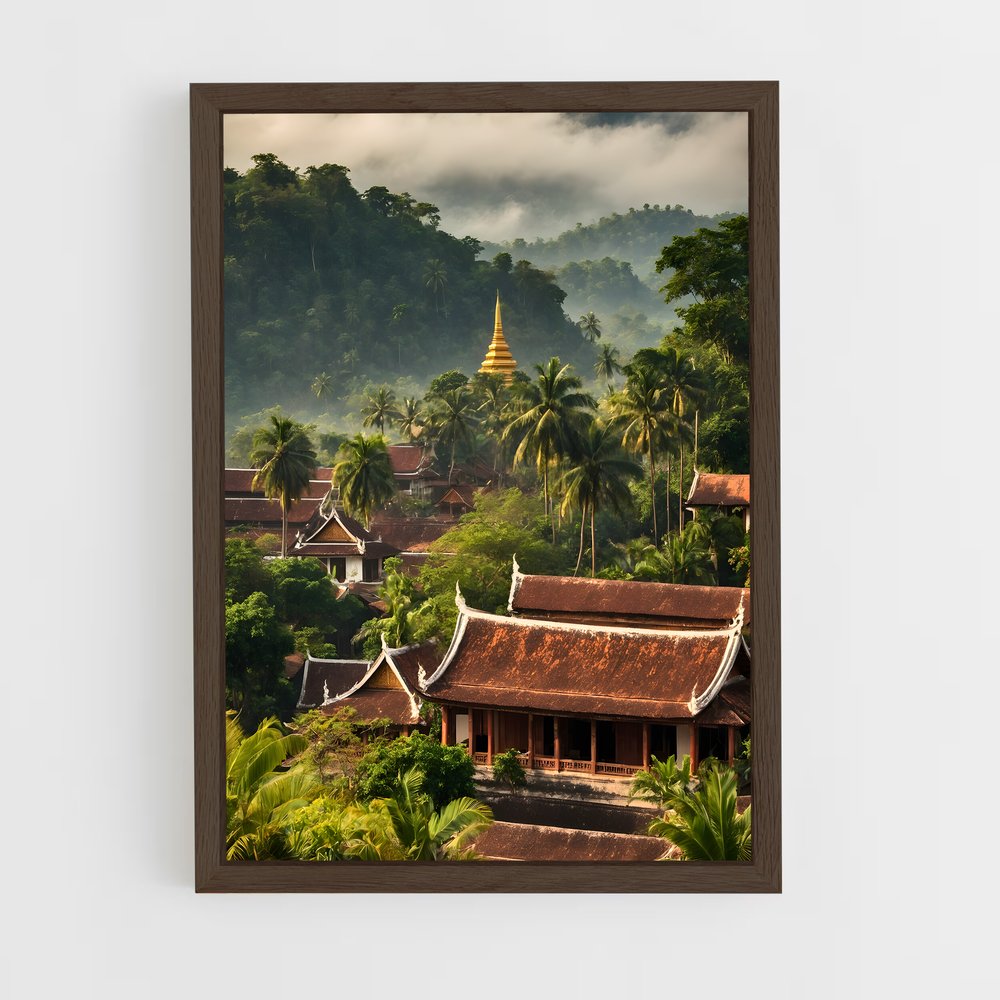 ap-luang prabang-3 cadre Bois foncé
