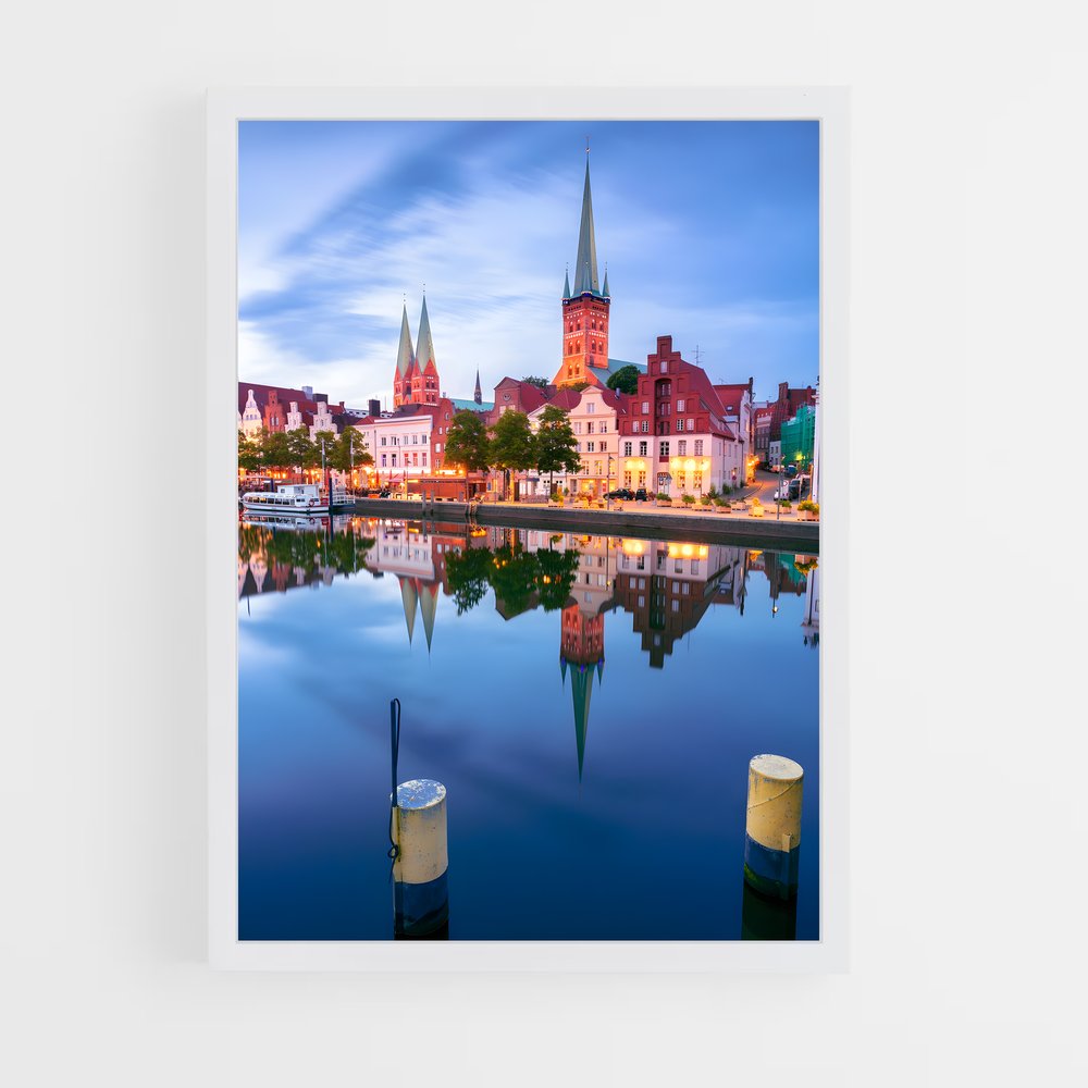 ap-lubeck old town-1 cadre Blanc