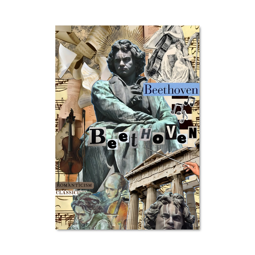 Poster Beethoven : Entre les Lignes