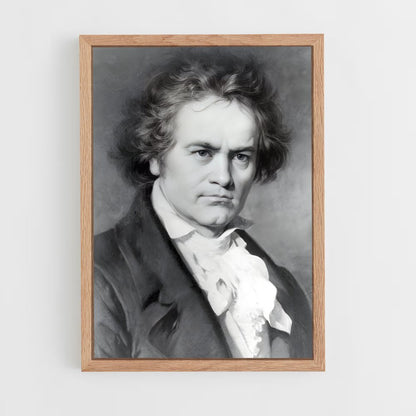 ap-ludwig van beethoven-1 cadre Bois clair