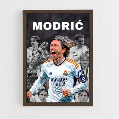 ap-luka modric-4 cadre Bois foncé