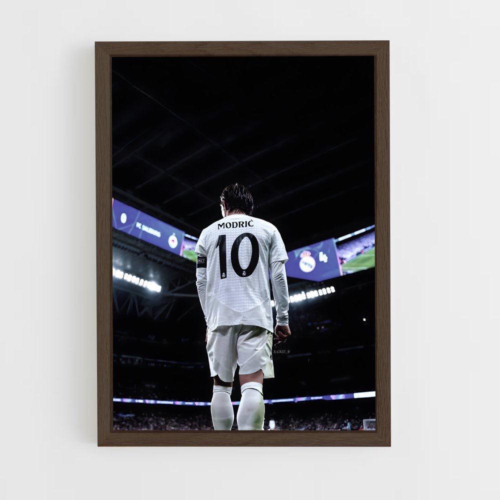 ap-luka modric-7 cadre Bois foncé