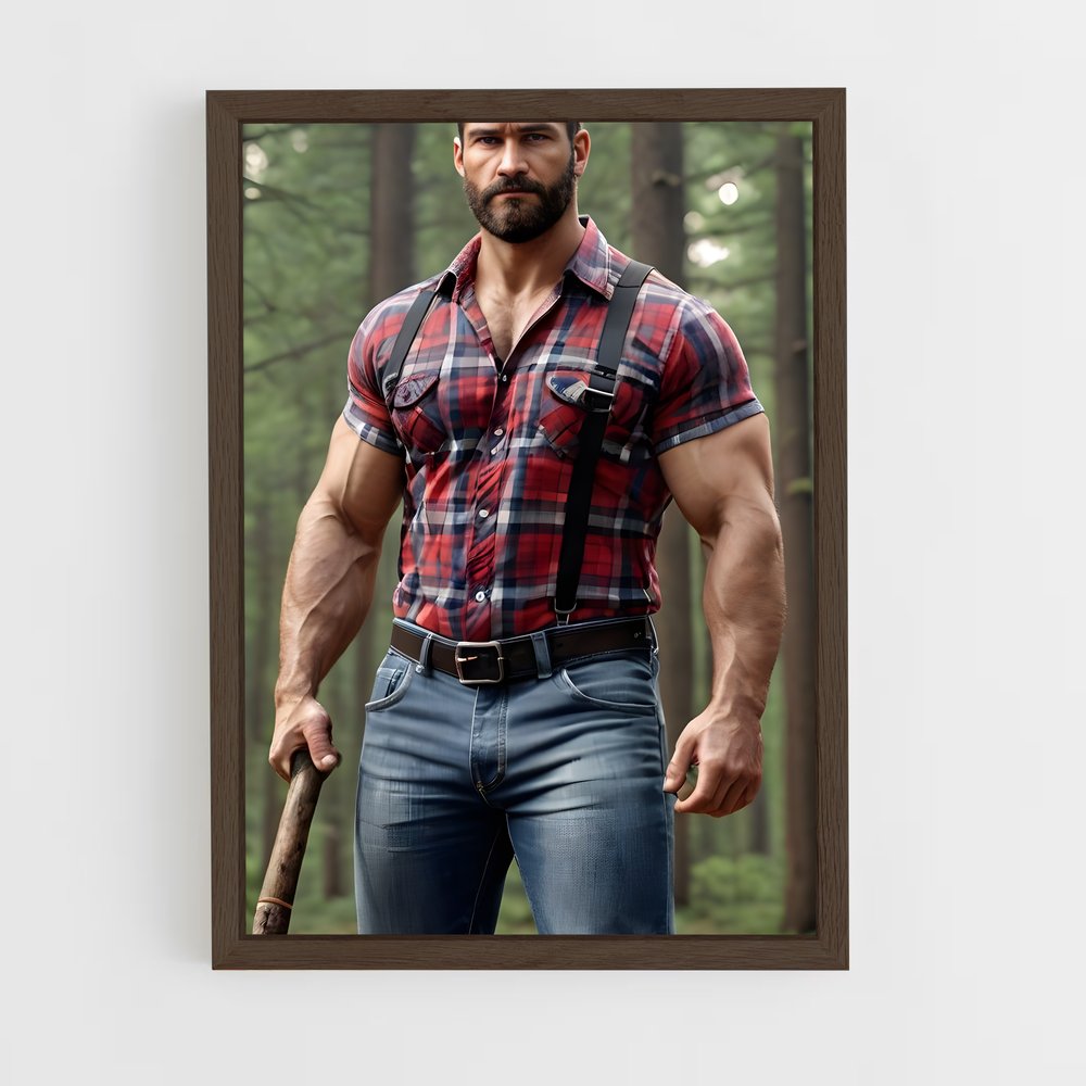 ap-lumberjack-10 cadre Bois foncé
