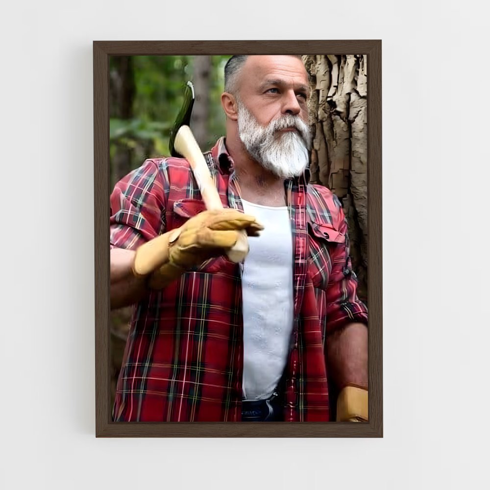 ap-lumberjack-8 cadre Bois foncé
