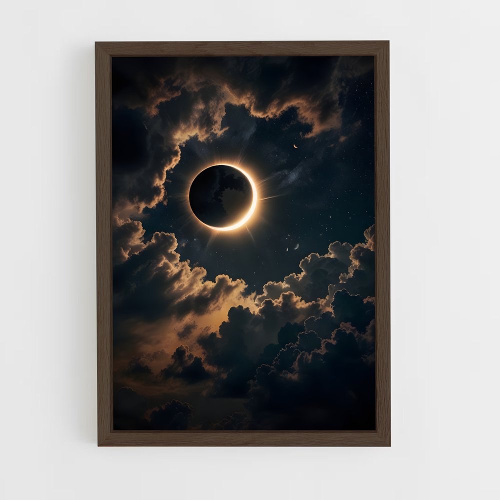 ap-lunar eclipse-1 cadre Bois foncé