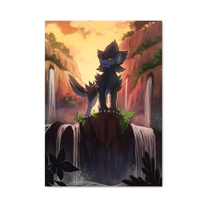 Poster Loup des Cascades