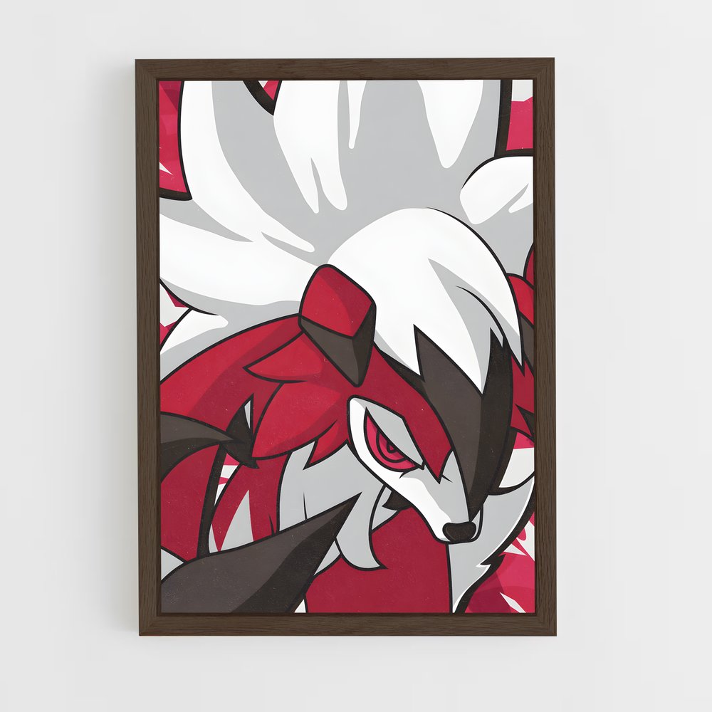 ap-lycanroc-5 cadre Bois foncé