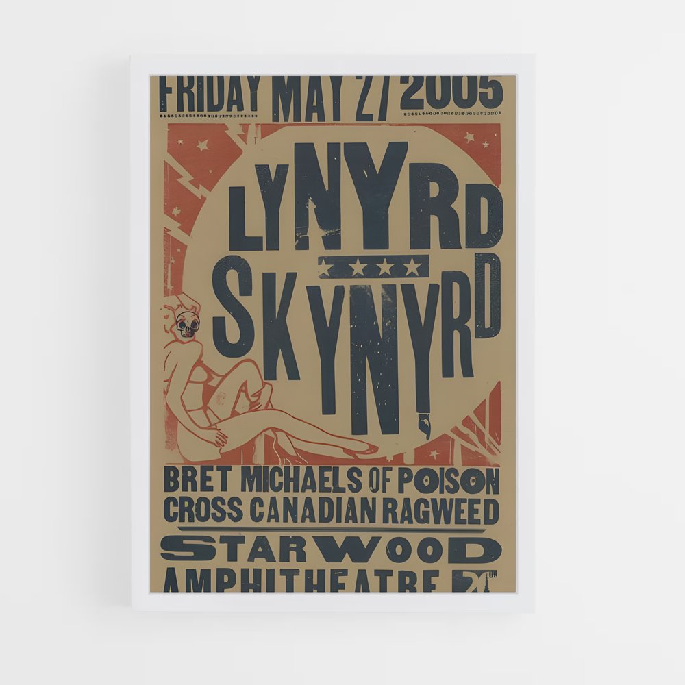 ap-lynyrd skynyrd-3 cadre Blanc