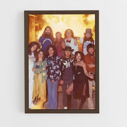 ap-lynyrd skynyrd-4 cadre Bois foncé