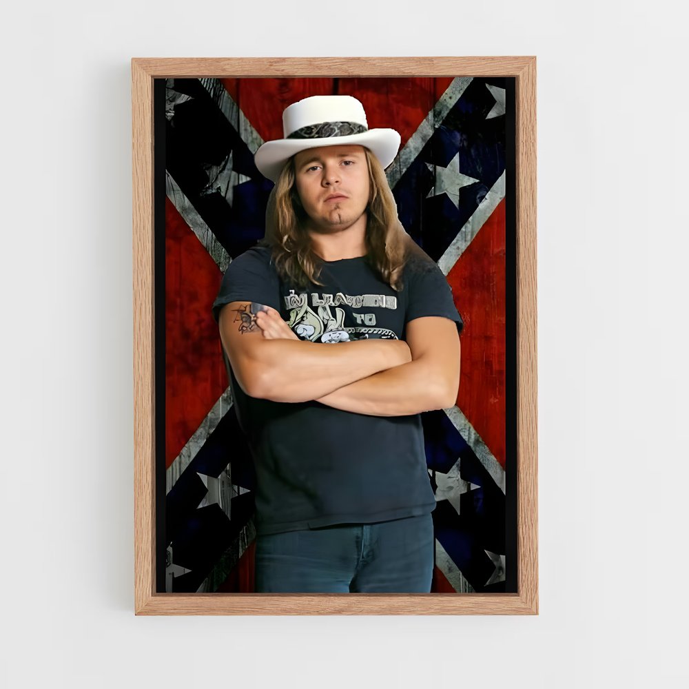 ap-lynyrd skynyrd-6 cadre Bois clair