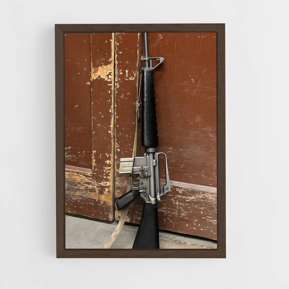 ap-m16-4 cadre Bois foncé