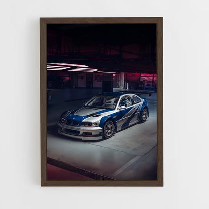 ap-m3 e46-7 cadre Bois foncé