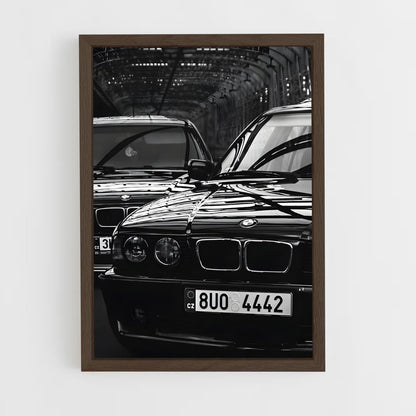 ap-m5 e34-2 cadre Bois foncé
