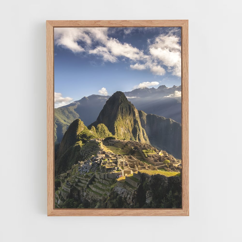 ap-machu picchu-1 cadre Bois clair