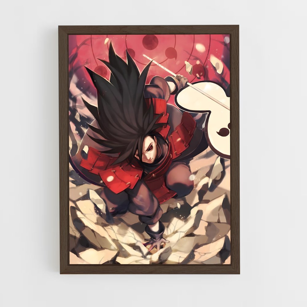 ap-madara uchiha-6 cadre Bois foncé