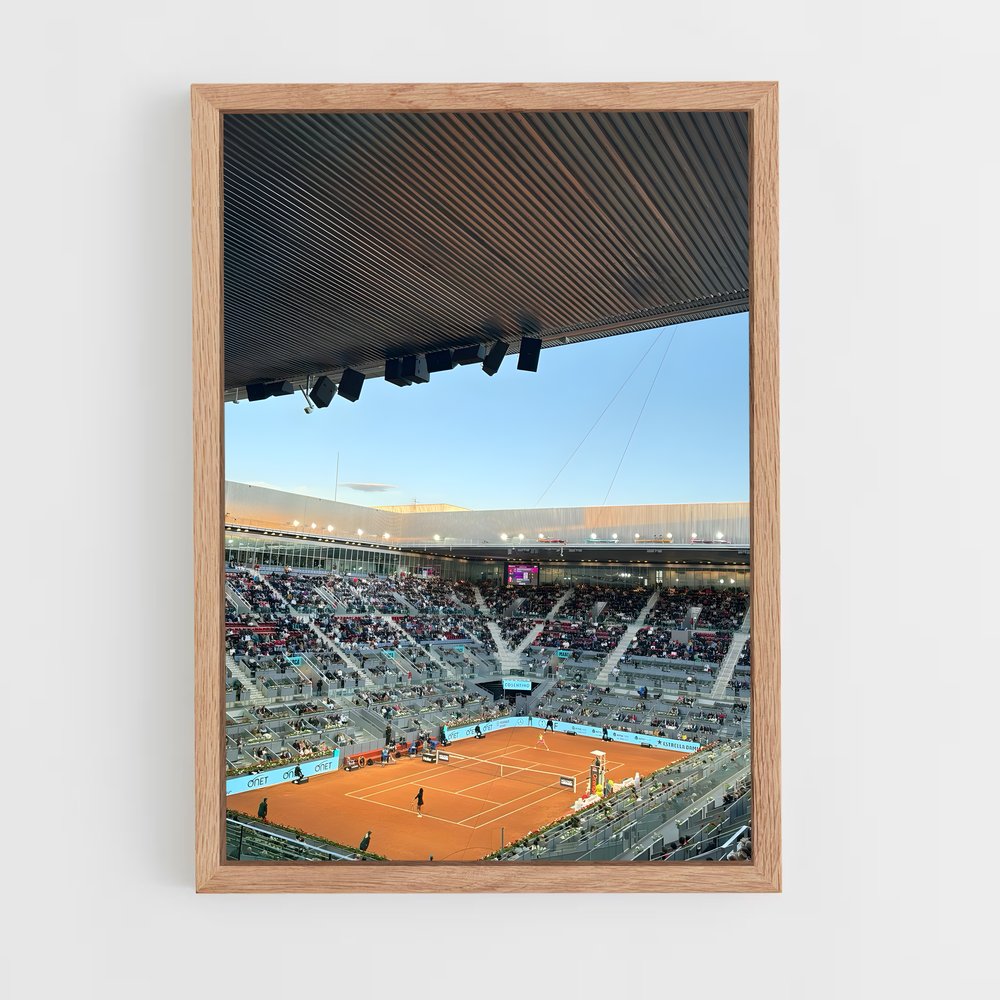 ap-madrid open tennis-1 cadre Bois clair