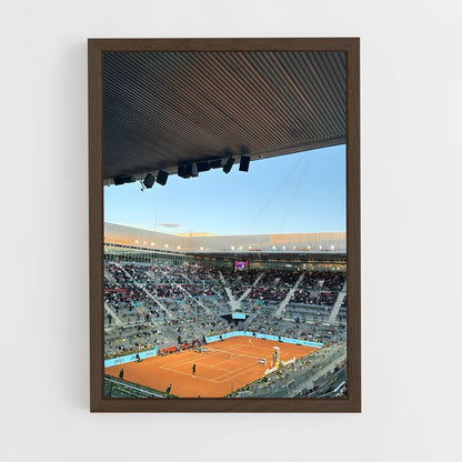 ap-madrid open tennis-1 cadre Bois foncé