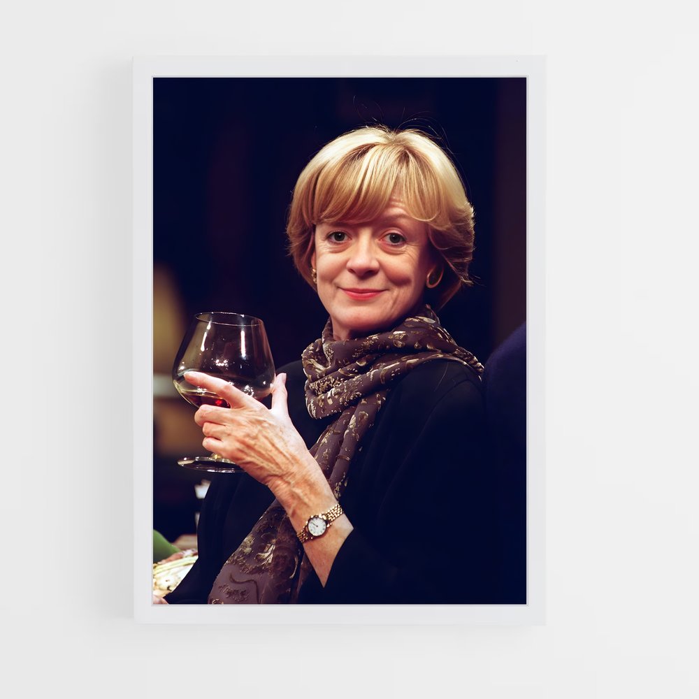 ap-maggie smith-2 cadre Blanc