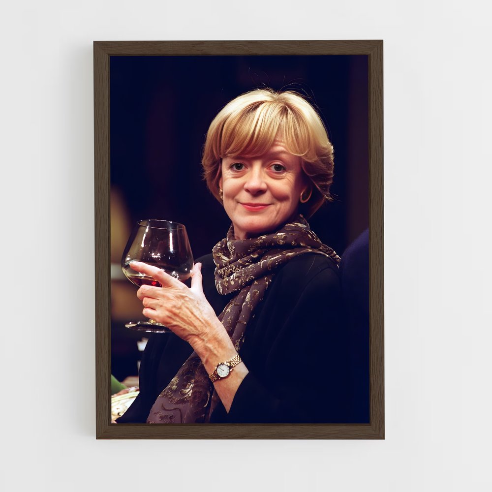 ap-maggie smith-2 cadre Bois foncé