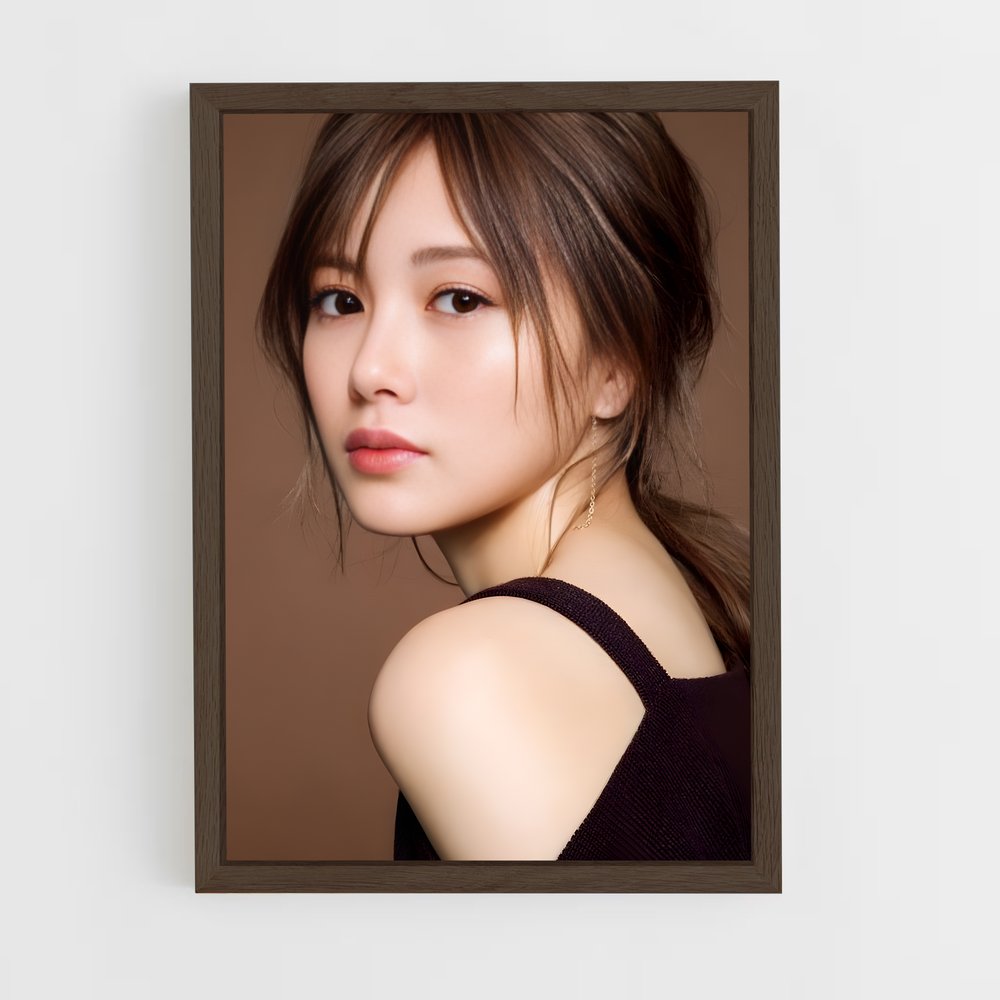 ap-mai shiraishi-1 cadre Bois foncé