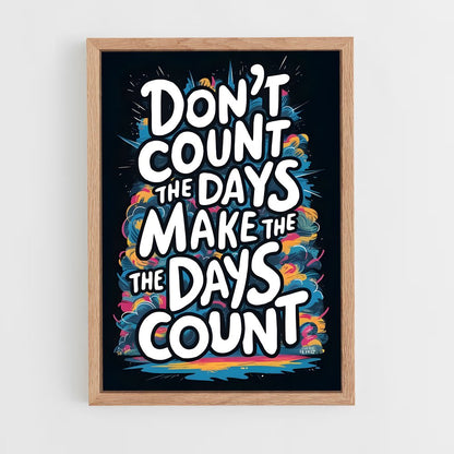 ap-make today count-1 cadre Bois clair