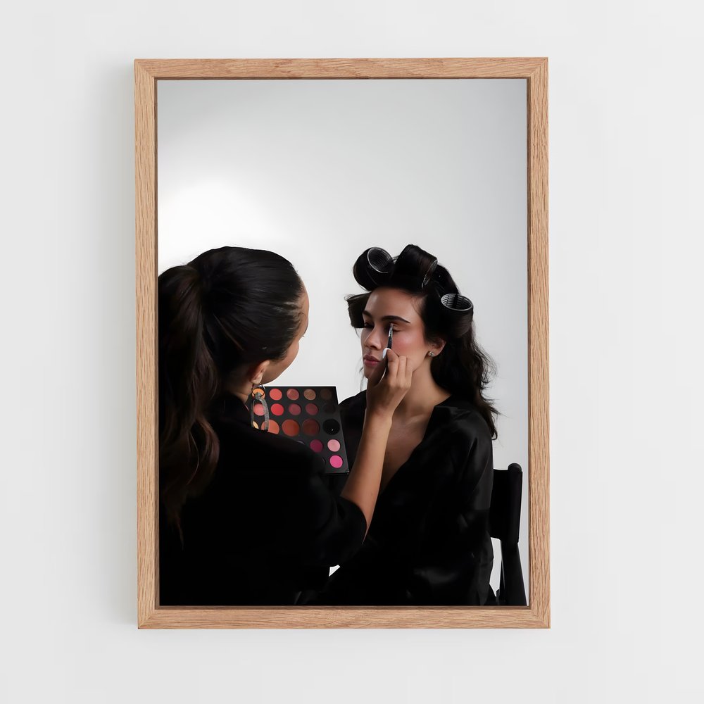 ap-makeup artist-7 cadre Bois clair