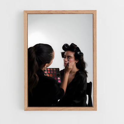 ap-makeup artist-7 cadre Bois clair