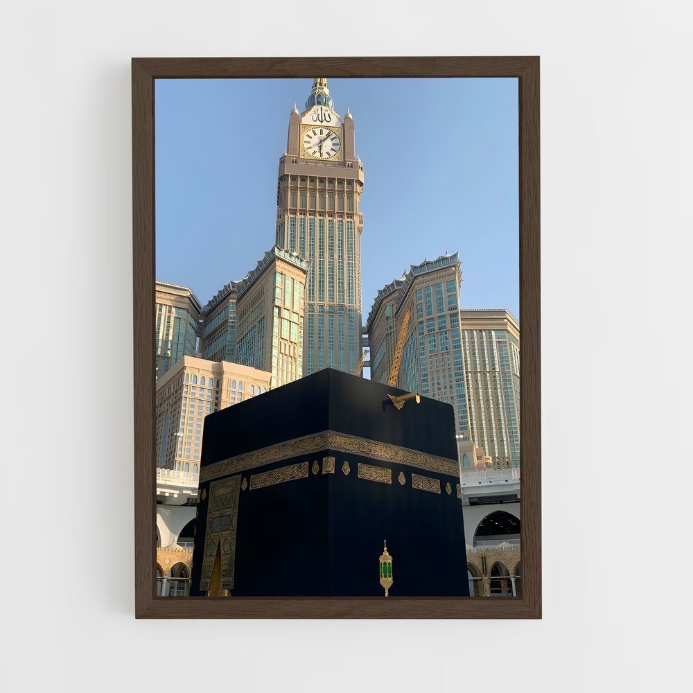 ap-makkah-10 cadre Bois foncé