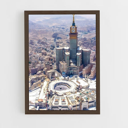 ap-makkah-11 cadre Bois foncé