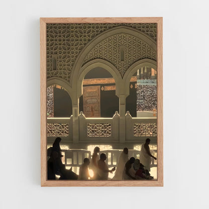 ap-makkah-15 cadre Bois clair