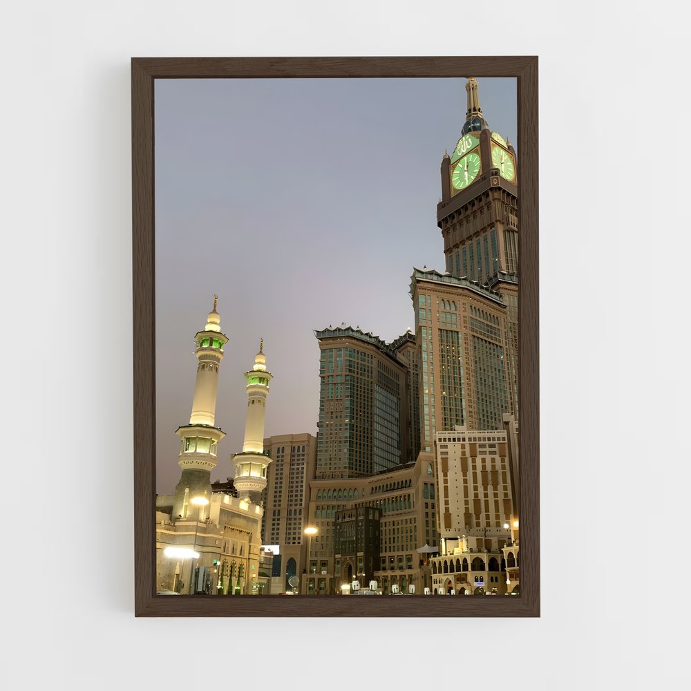 ap-makkah-2 cadre Bois foncé