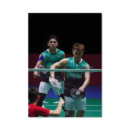 Poster Badminton Malaisien
