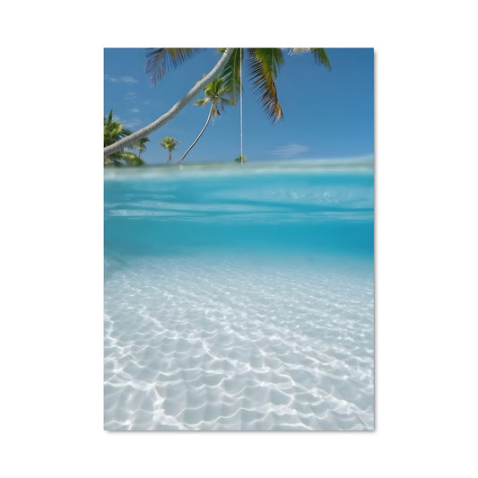 Poster Maldives beach 94445