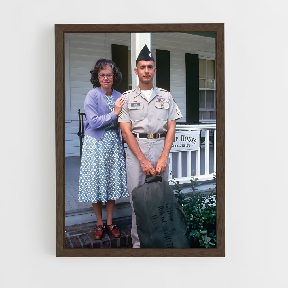 ap-mama gump-1 cadre Bois foncé