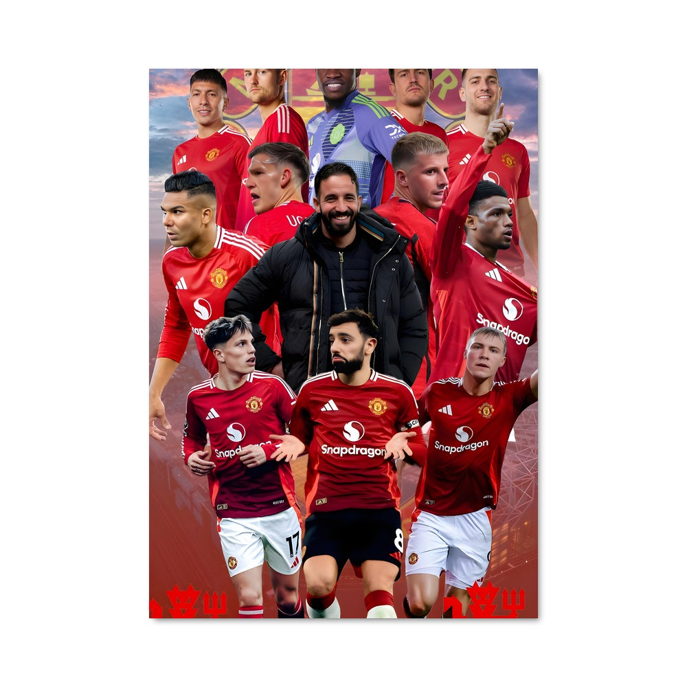 Poster Manchester united fc 71970