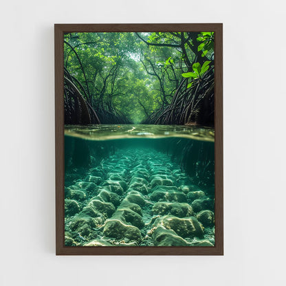 ap-mangrove-3 cadre Bois foncé