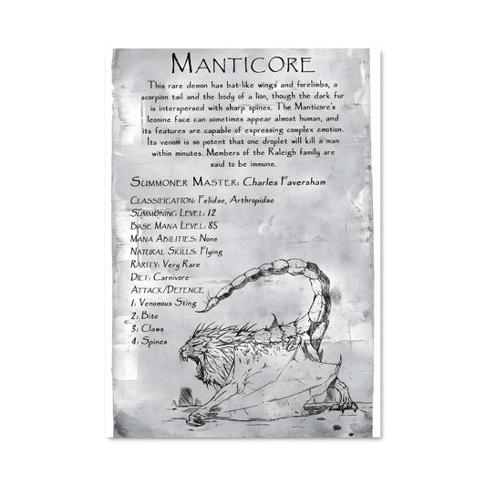 Poster L'Homme Manuscrit