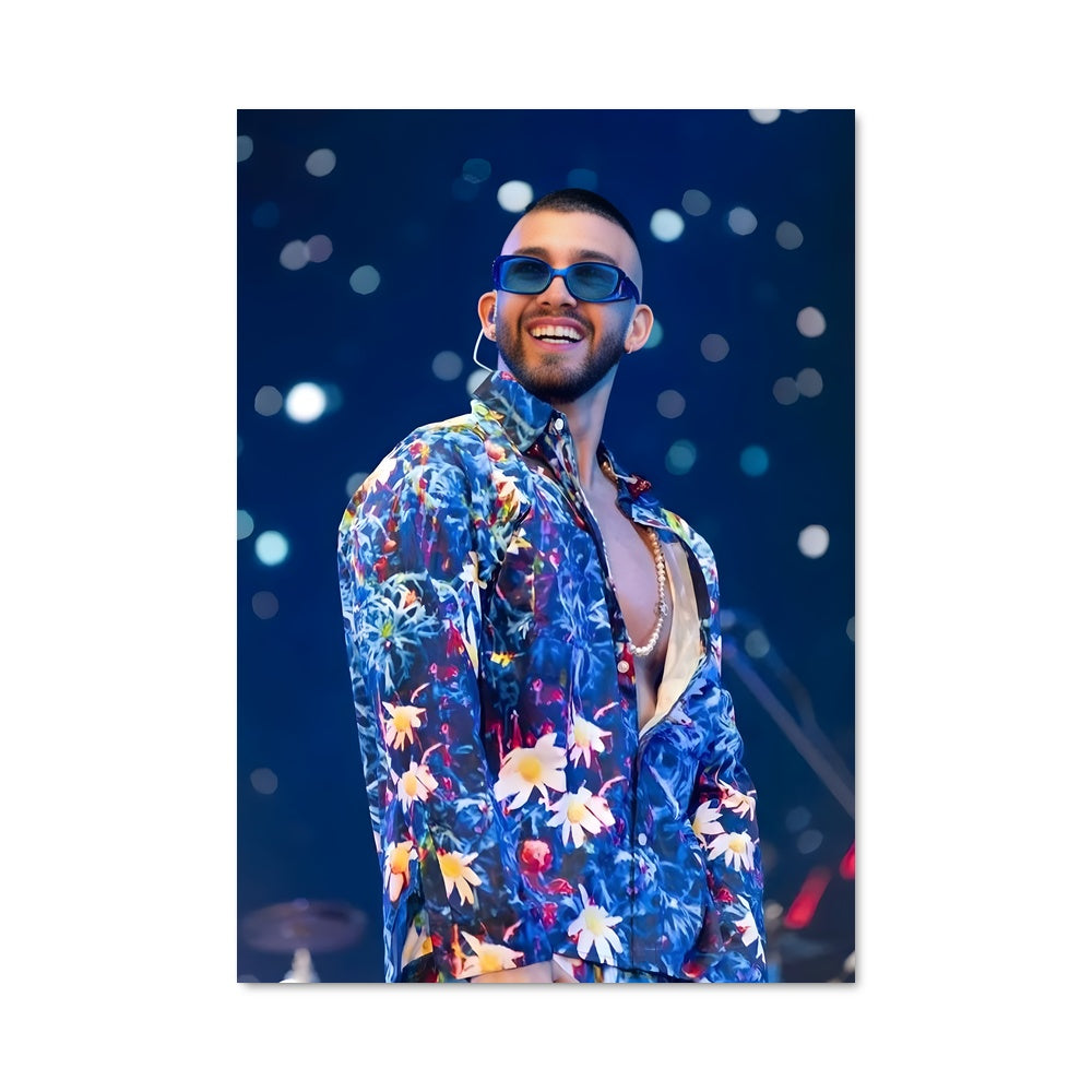 Poster Star en Bleu