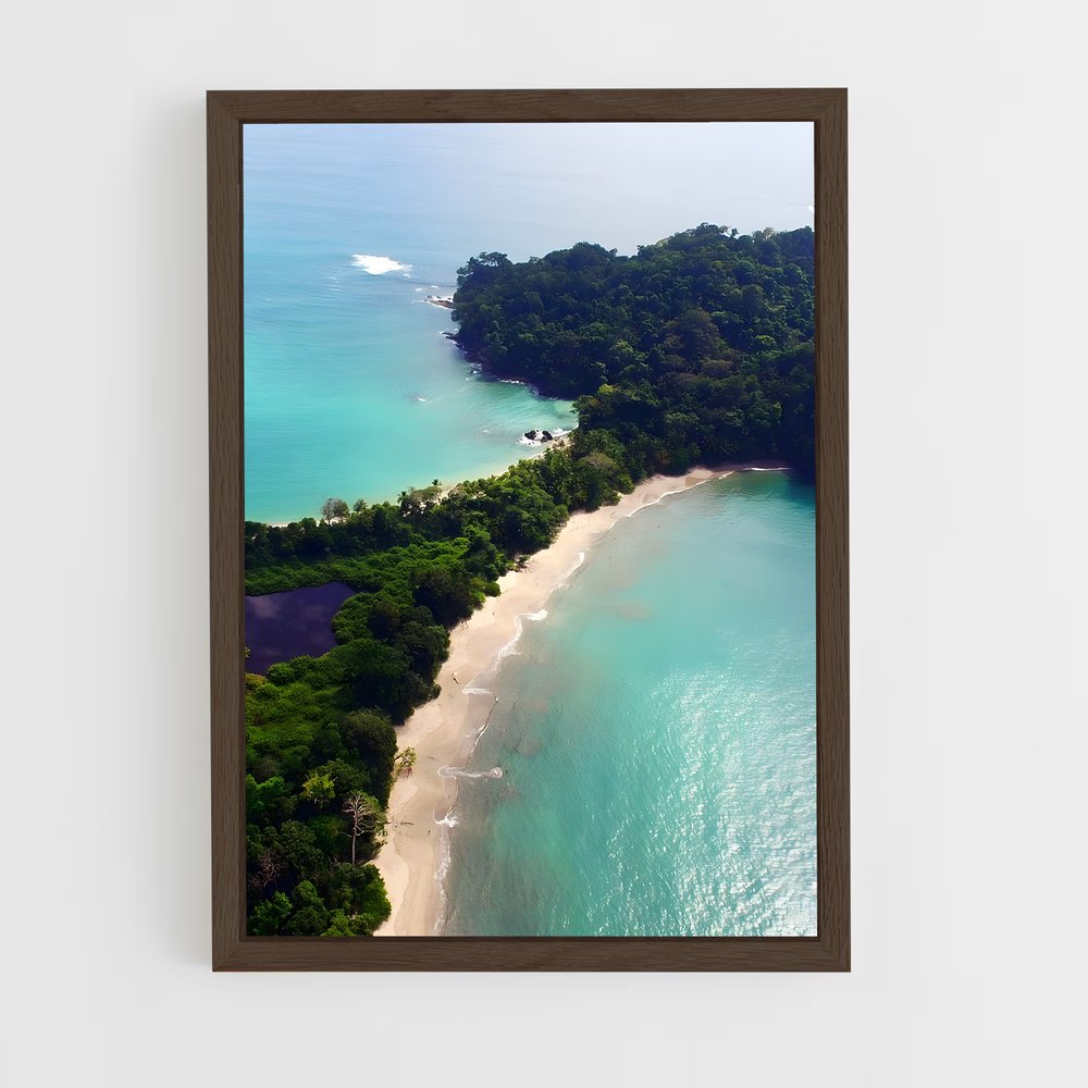 ap-manuel antonio beach-2 cadre Bois foncé