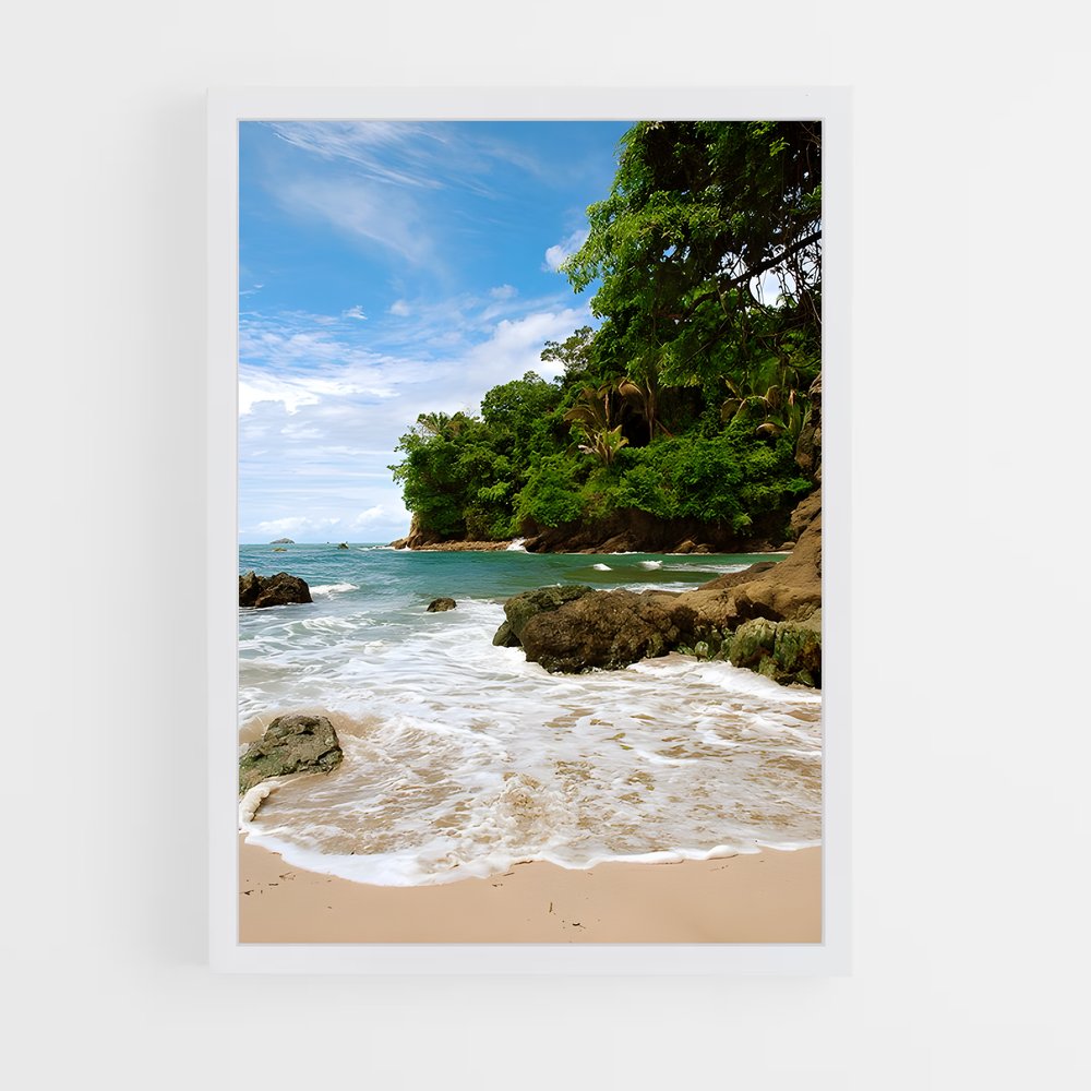 ap-manuel antonio beach-5 cadre Blanc