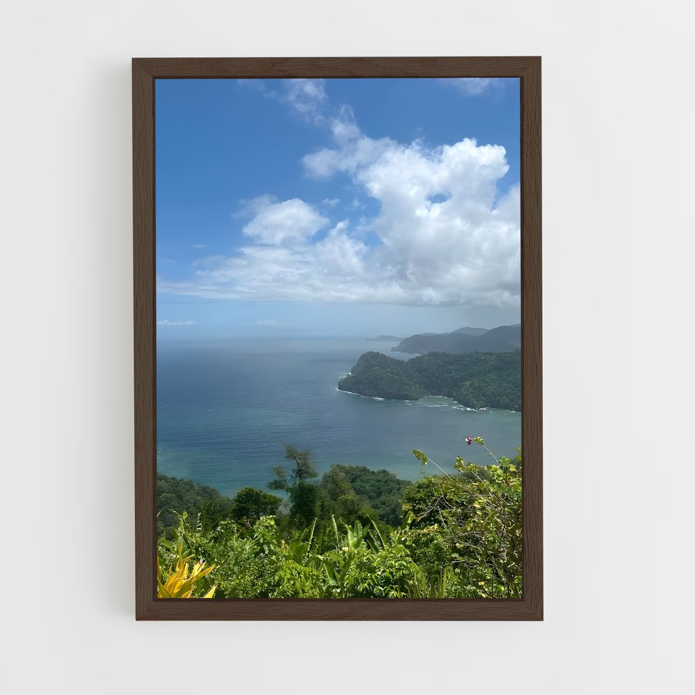 ap-maracas bay-1 cadre Bois foncé