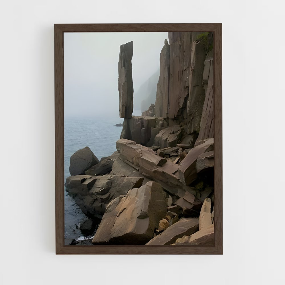 ap-marble-5 cadre Bois foncé