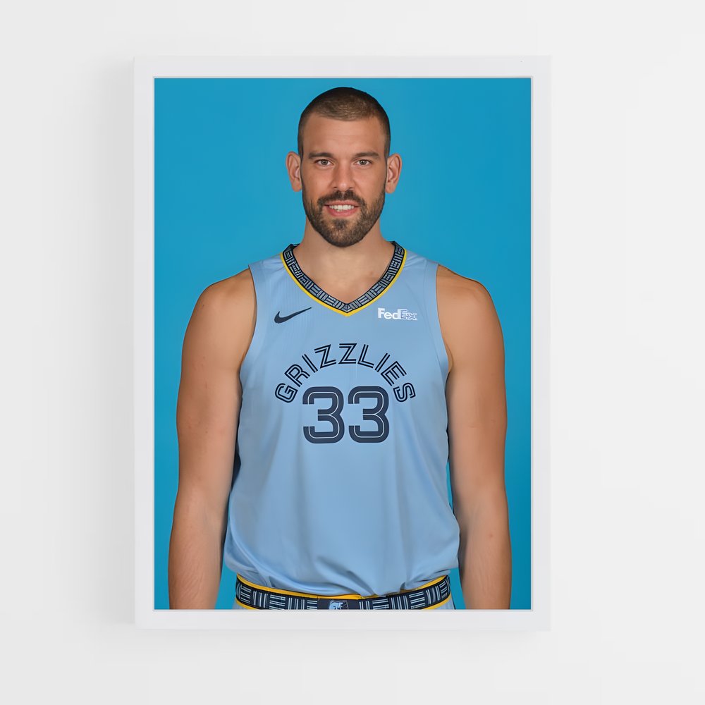 ap-marc gasol-9 cadre Blanc