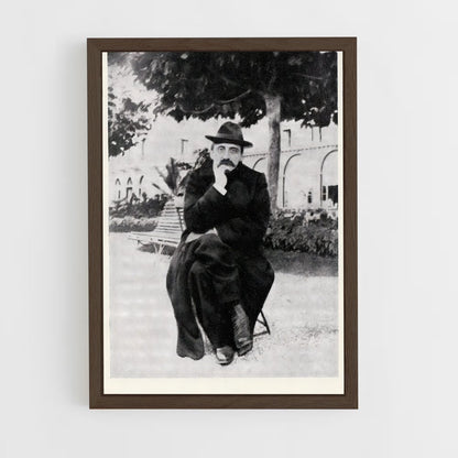 ap-marcel proust-3 cadre Bois foncé