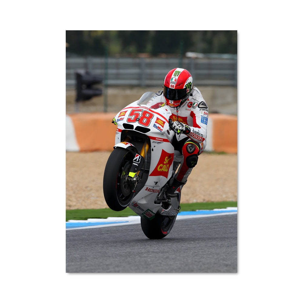 Poster La Piste de Simoncelli