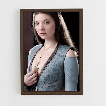 ap-margaery tyrell-10 cadre Bois foncé
