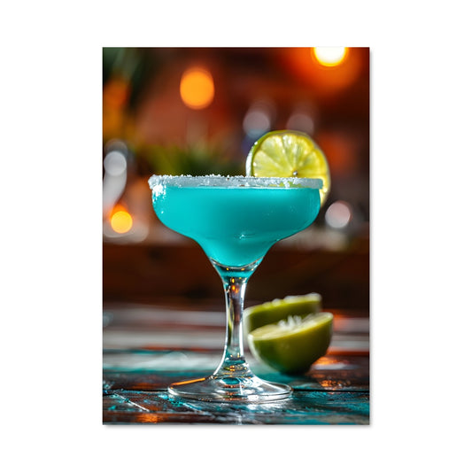 Poster Margarita Blue