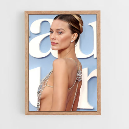 ap-margot robbie-4 cadre Bois clair