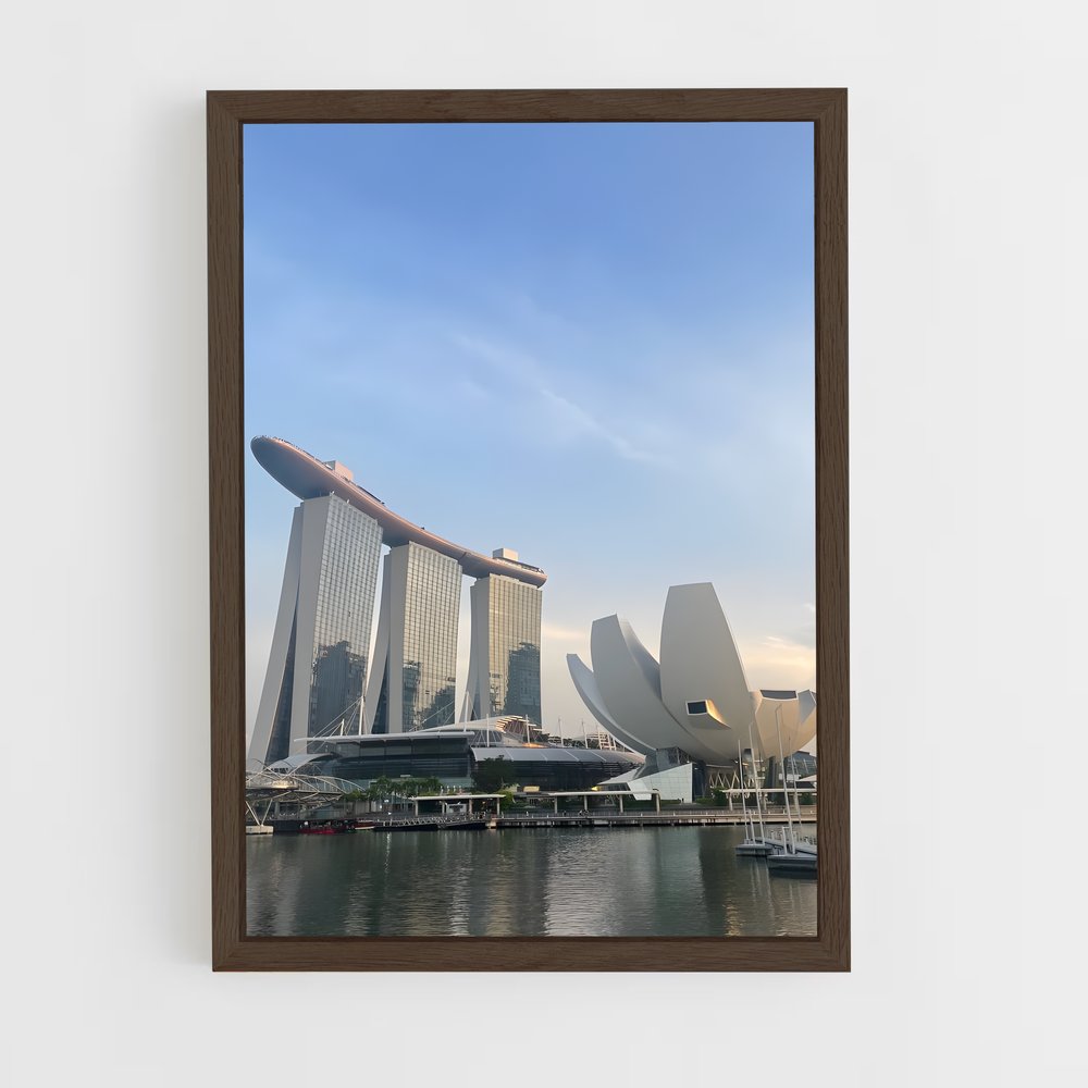 ap-marina bay sands-7 cadre Bois foncé